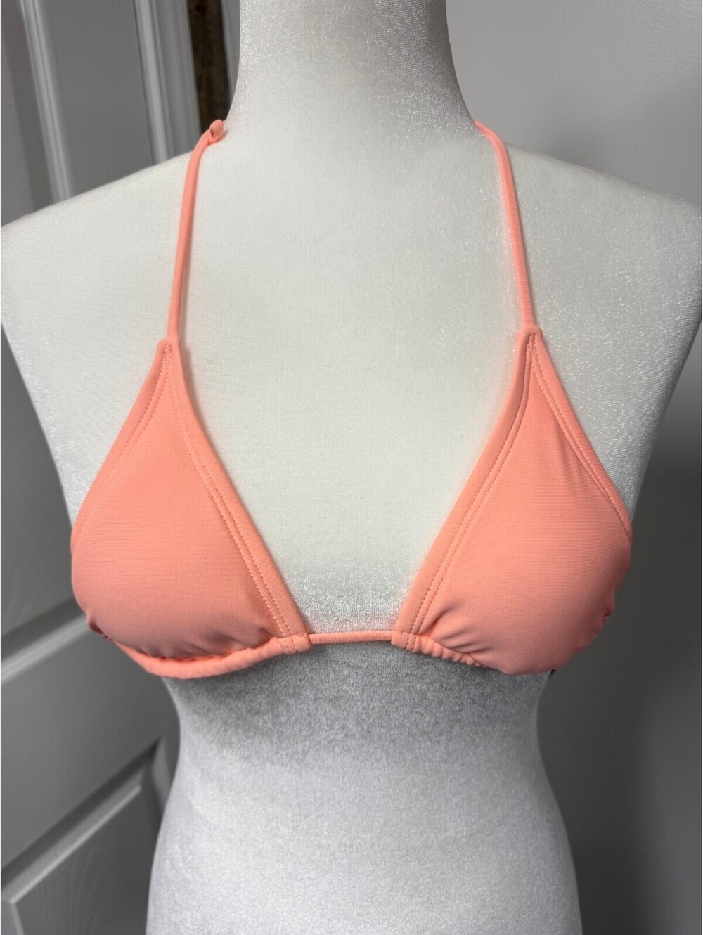 Wild Fable Peach Recycled Polyester Triangle Bikini Top XXS